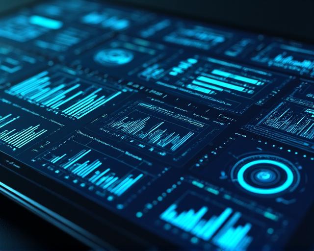 Visualización avanzada de dashboard de IA en tiempo real